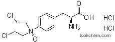 Molecular Structure of 685898-44-6 (L-Phenylalanine, 4-[bis(2-chloroethyl)oxidoaMino]-, (Hydrochloride) (1:2))
